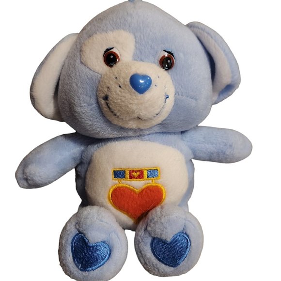 2003 Loyal Heart Dog Care Bear Cousin 8” Plush Stuffed Animal by Play Along - Picture 1 of 3